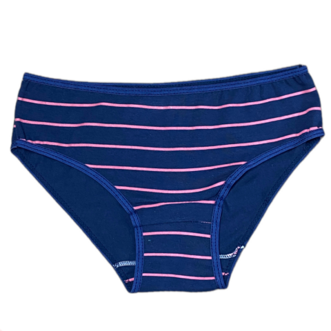 Calcinha Listras Pink