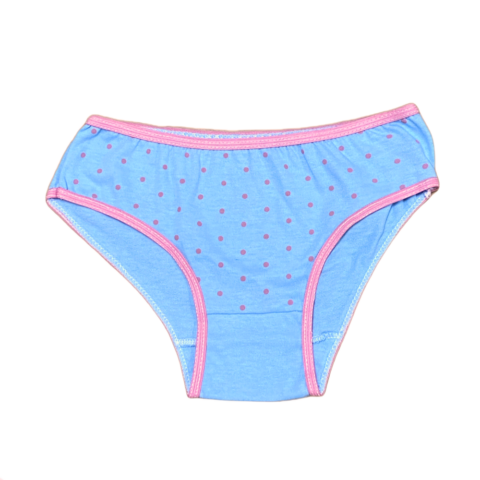 Calcinha Bolinhas Rosa