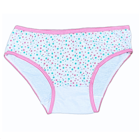 Bolinhas Verde e Rosa