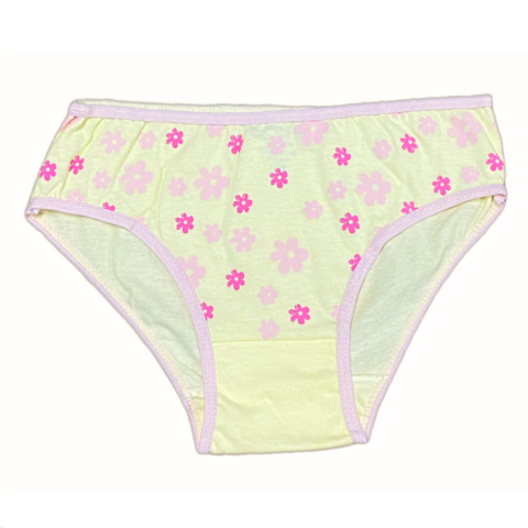 Calcinha Margaridas Rosa