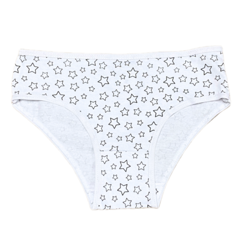 Calcinha Estrelas Pretas